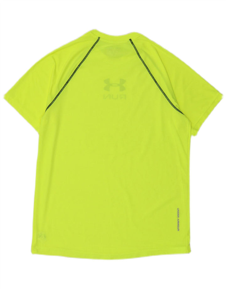 Tricou grafic pentru bărbați UNDER ARMOUR Heat Gear Top Poliester verde mediu