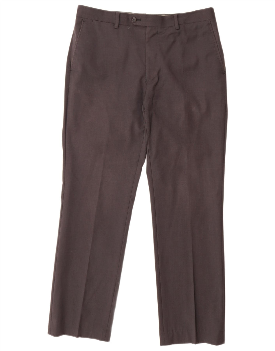 Pantaloni de costum drepți pentru bărbați CALVIN KLEIN IT 48 Medium L32 L30 Lână gri