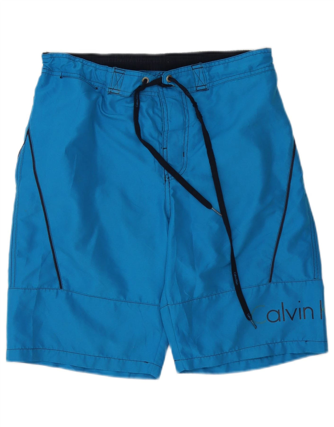 Pantaloni scurți de baie Calvin Klein pentru bărbați, albastru, poliester
