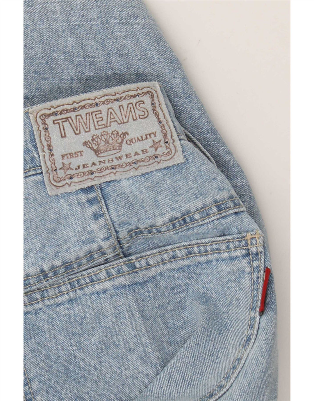 Blugi conici pentru femei Vintage W28 L30 Albastru