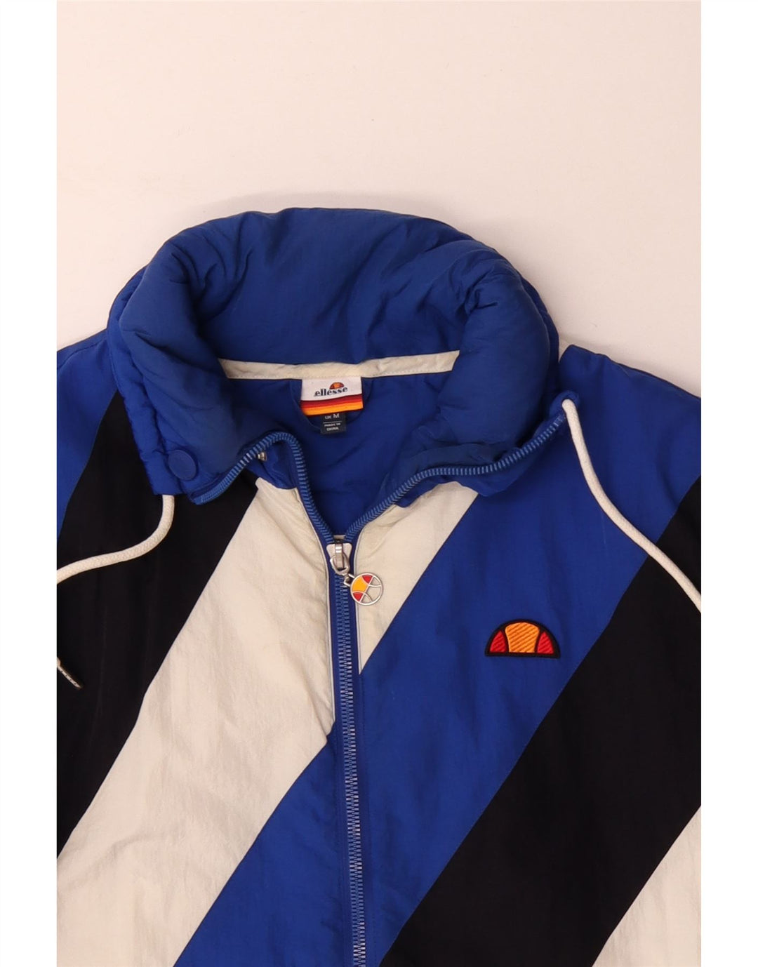 Jachetă căptușită pentru bărbați Ellesse UK 38 Medium Blue Colorblock Poliester