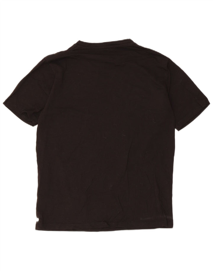 Tricou Gas Barbati Top Mediu Negru Bumbac