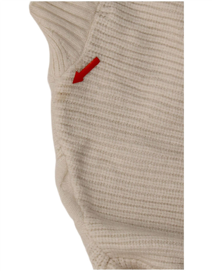 Pulover cu gât țestoasă pentru femei Marks & Spencer UK 14 Medium White