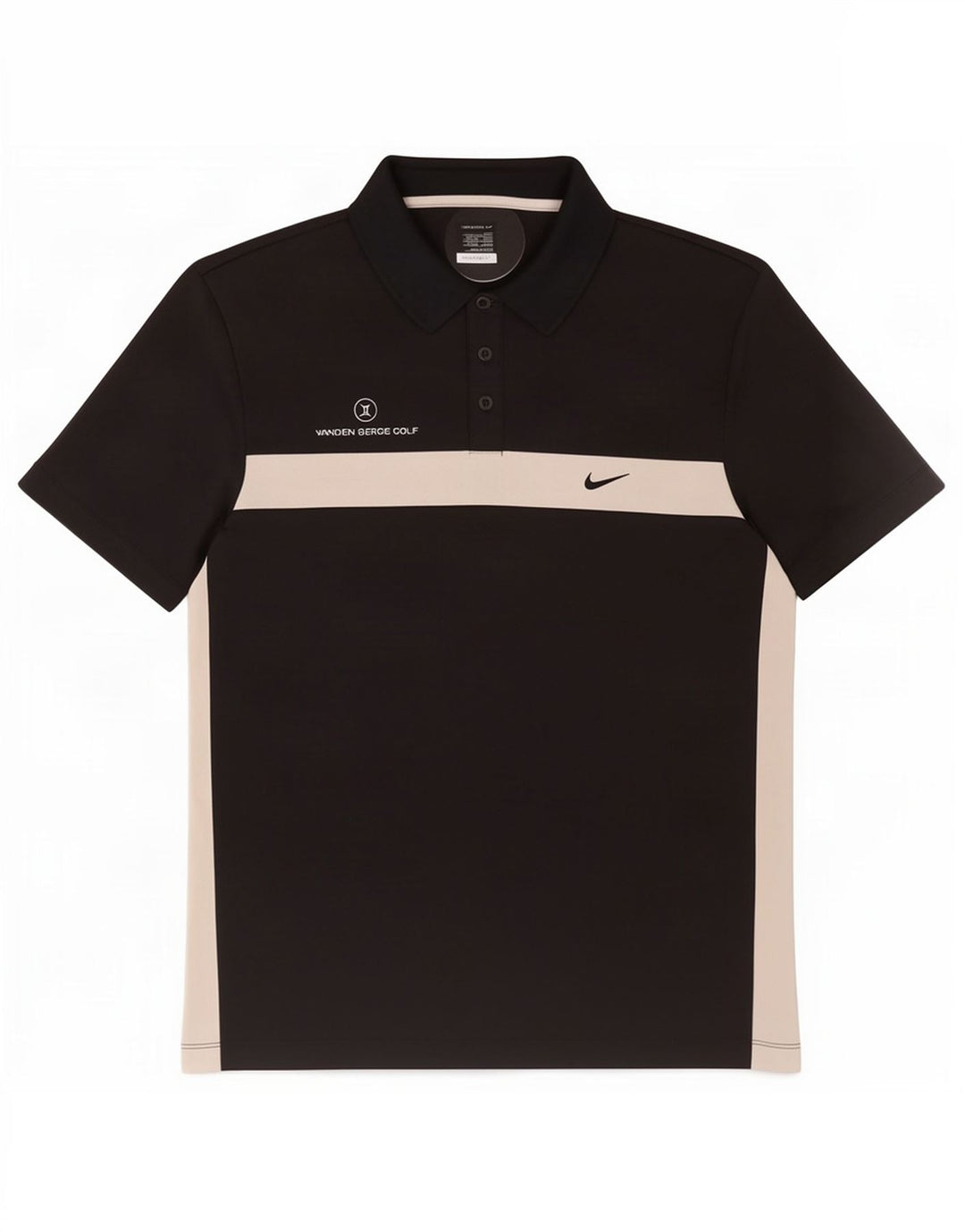 Tricou polo Nike pentru bărbați Marea Britanie 42/44, mare, negru, poliester