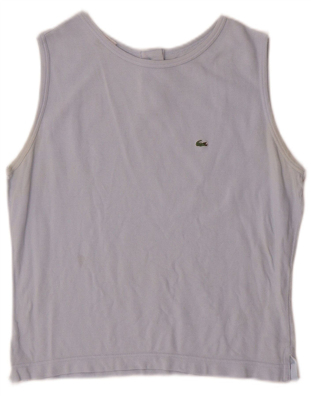 Vesta Lacoste Femei Top Marimea 44 Mare Bumbac Albastru