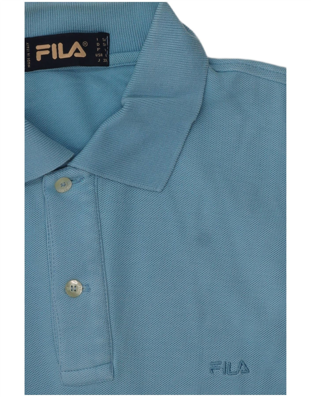 Tricou polo Fila pentru bărbați, mare, albastru, bumbac