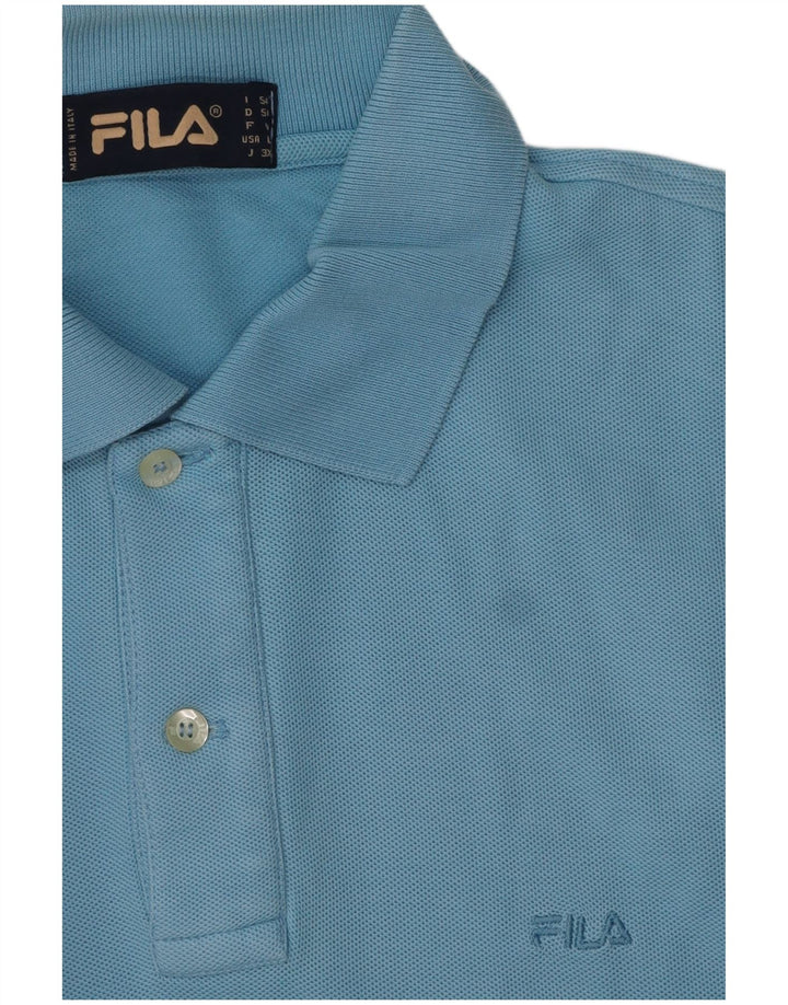 Tricou polo Fila pentru bărbați, mare, albastru, bumbac