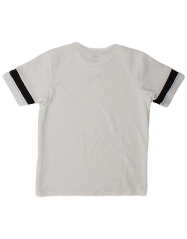Tricou Puma Băieți Top 13-14 Ani Alb Colorblock