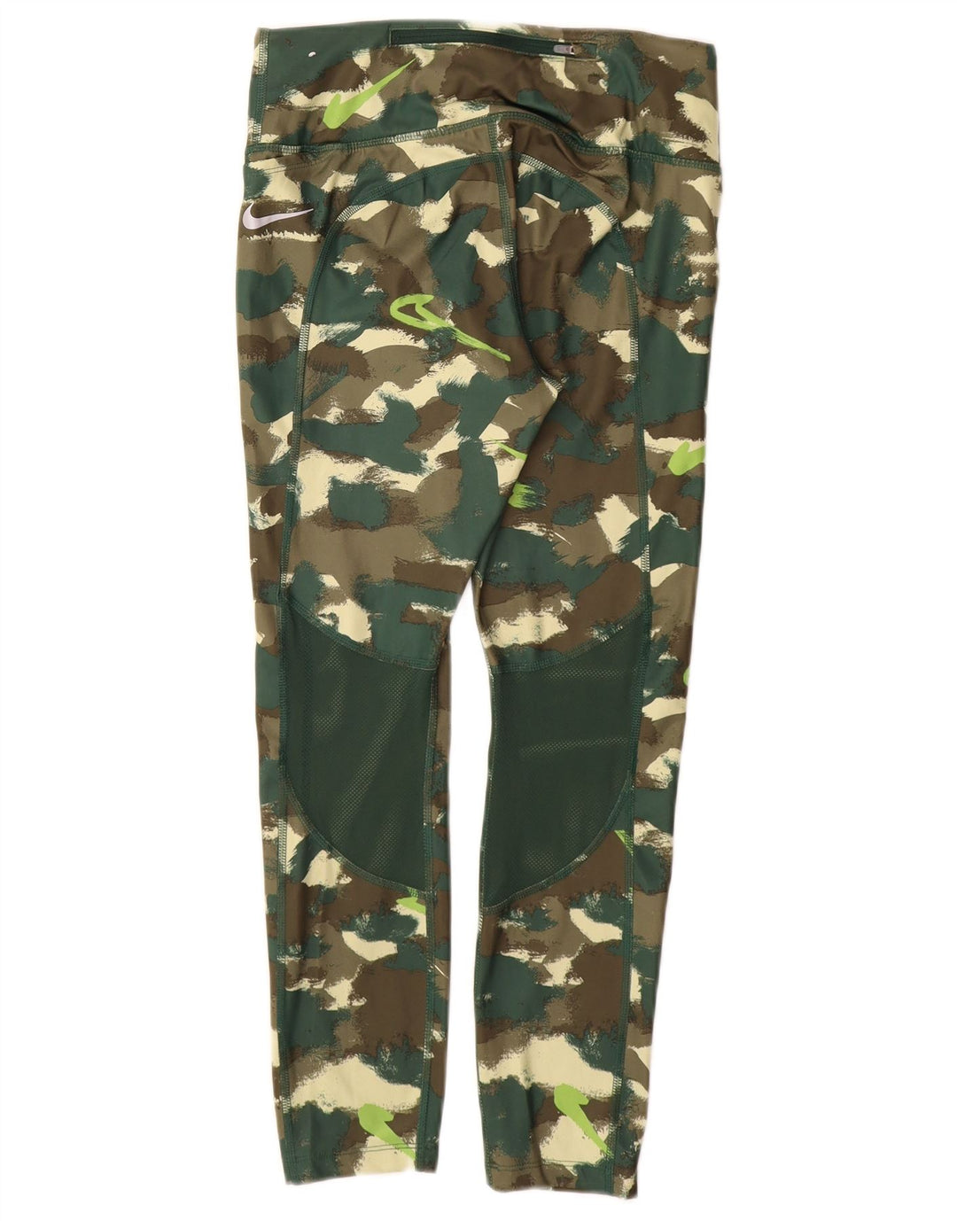 Leggings Dri Fit NIKE pentru femei UK 12 Poliester camuflaj verde mediu