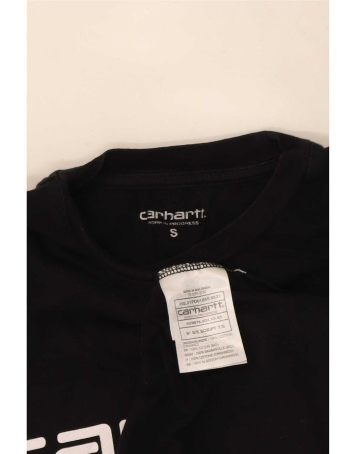 Tricou grafic pentru bărbați Carhartt Top mic, negru, bumbac
