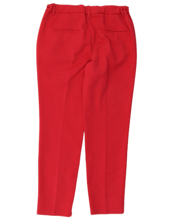 Pantaloni chino slim pentru femei Zara L30 L27, bumbac roz