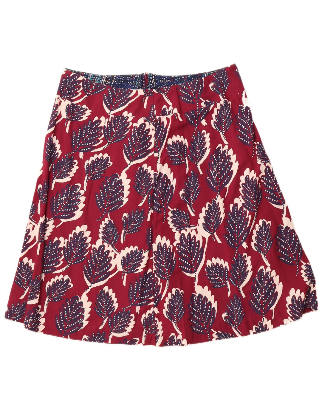 WHITE STUFF Fusta în formă de A pentru femei UK 14 Large W34 Pink Floral Viscose