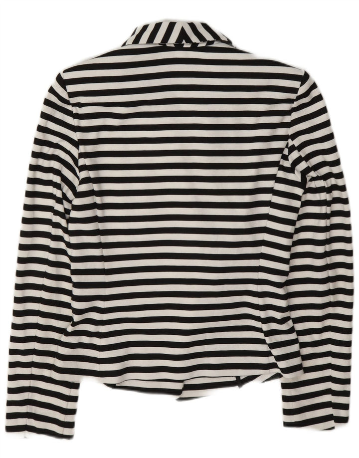 Marks & Spencer jachetă blazer pentru femei UK 10 mic bleumarin cu dungi nautice