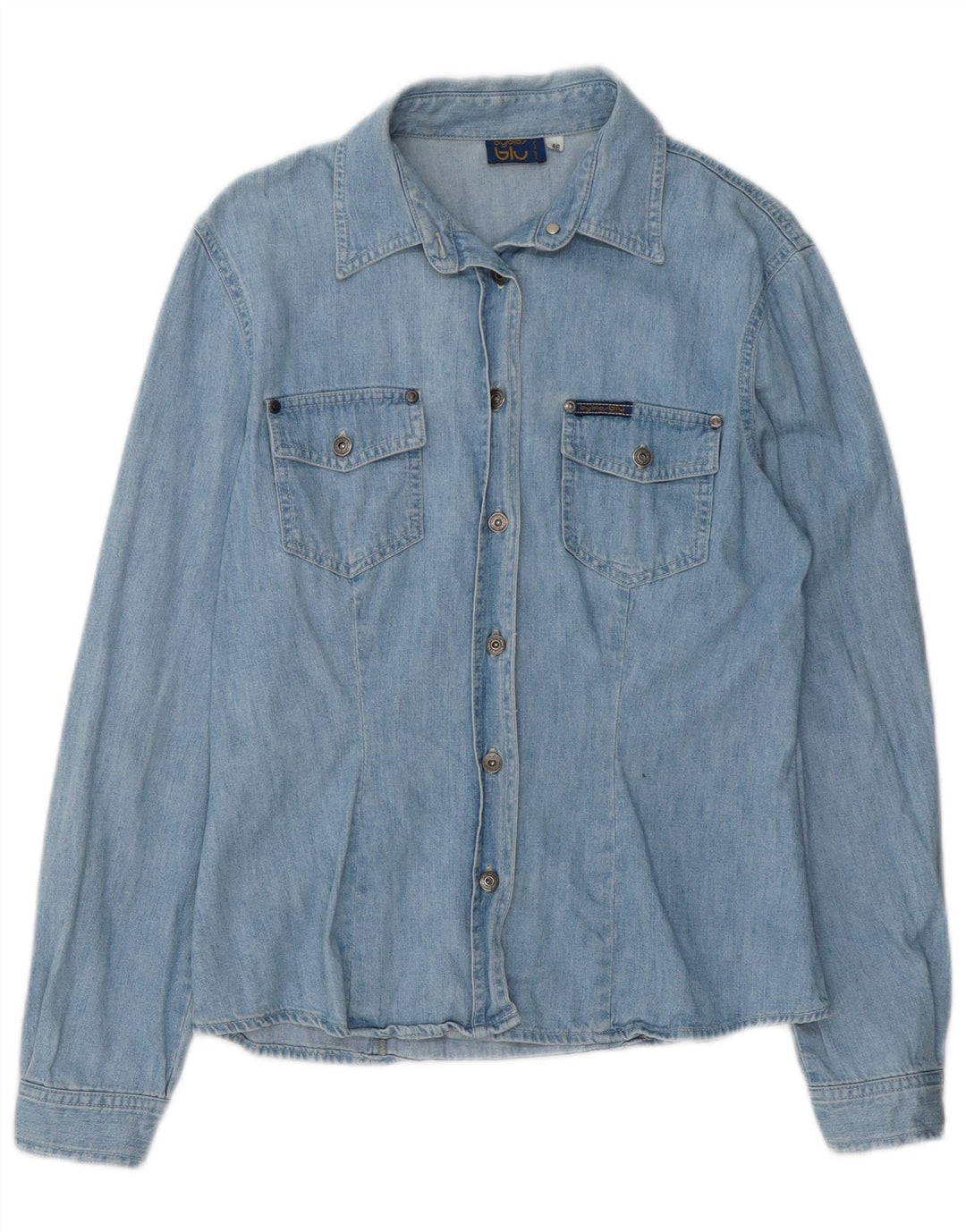 Cămașă de blugi pentru femei BYBLOS IT 46, mare, albastru, bumbac