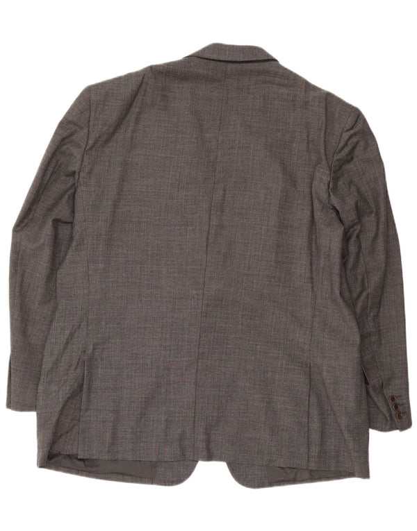 Jachetă pentru bărbați Valentino cu 2 nasturi UK 42 XL Lână virgină gri