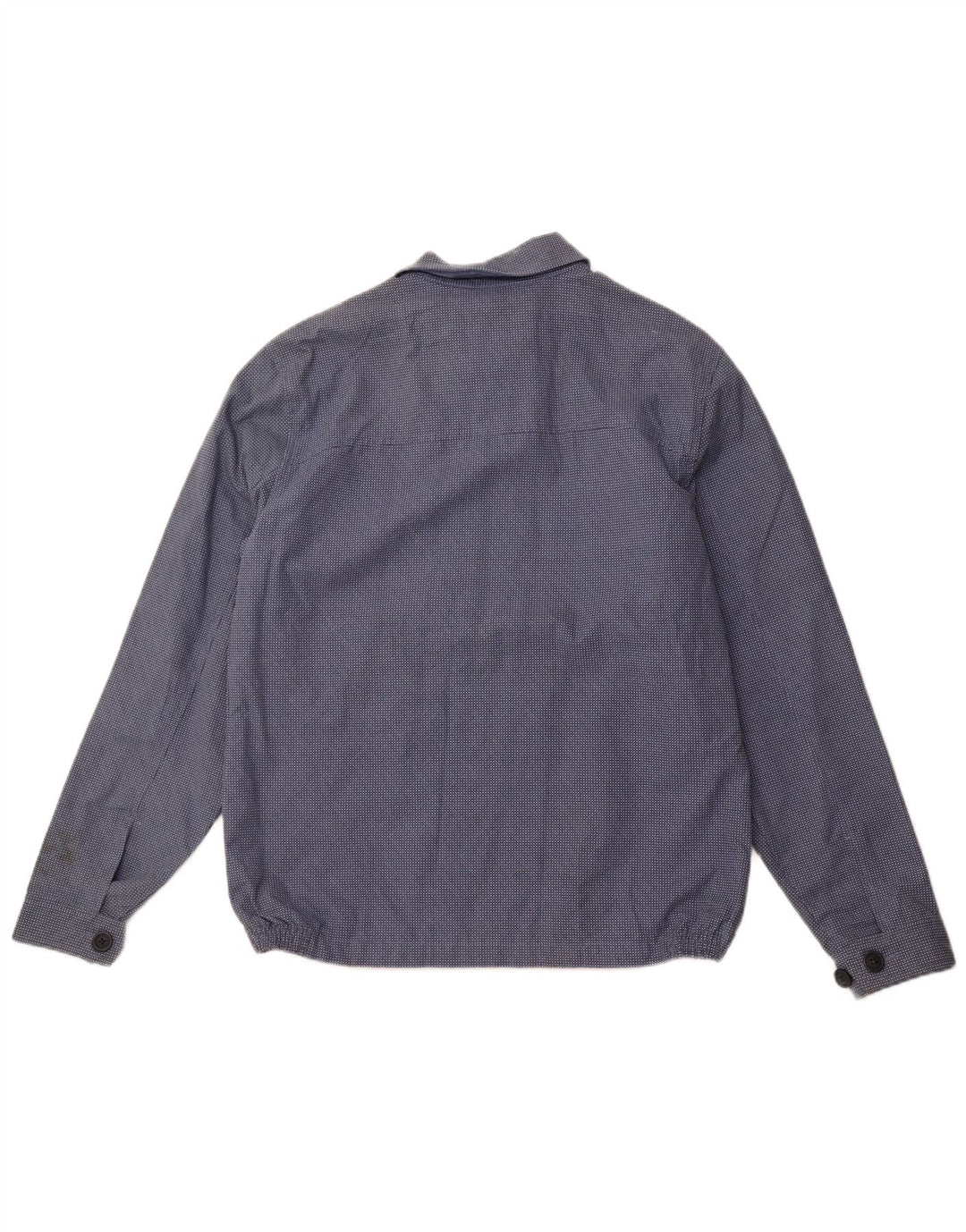 MARKS & SPENCER Jachetă Bomber pentru bărbați UK 38 Medium Blue Spotted Bumbac