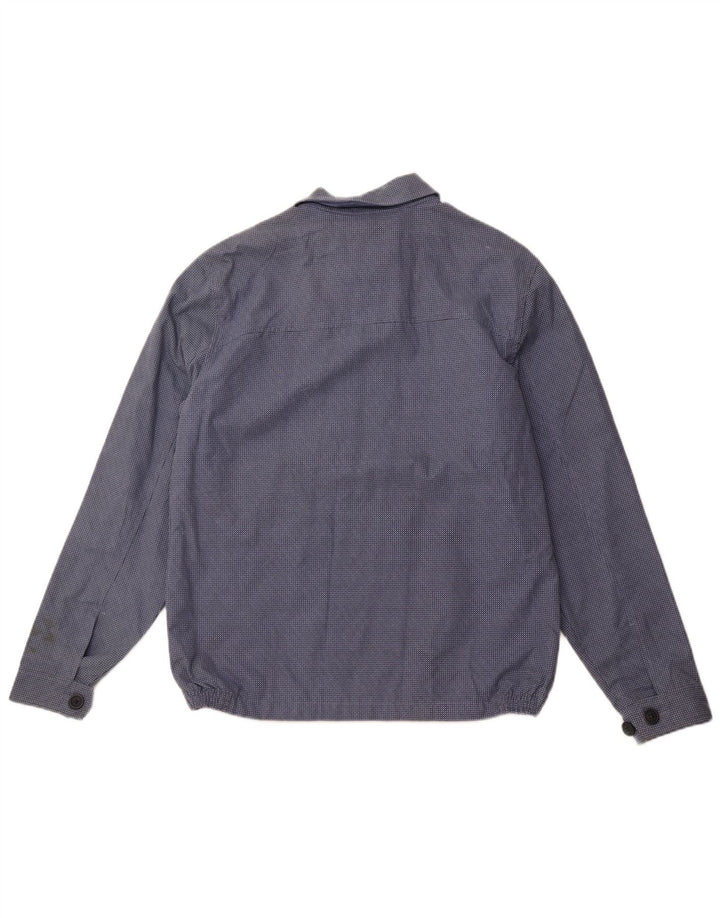MARKS & SPENCER Jachetă Bomber pentru bărbați UK 38 Medium Blue Spotted Bumbac