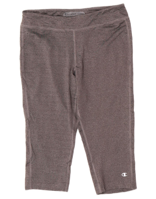 Leggings Capri Champion pentru femei UK 12 Medium Gri Poliester