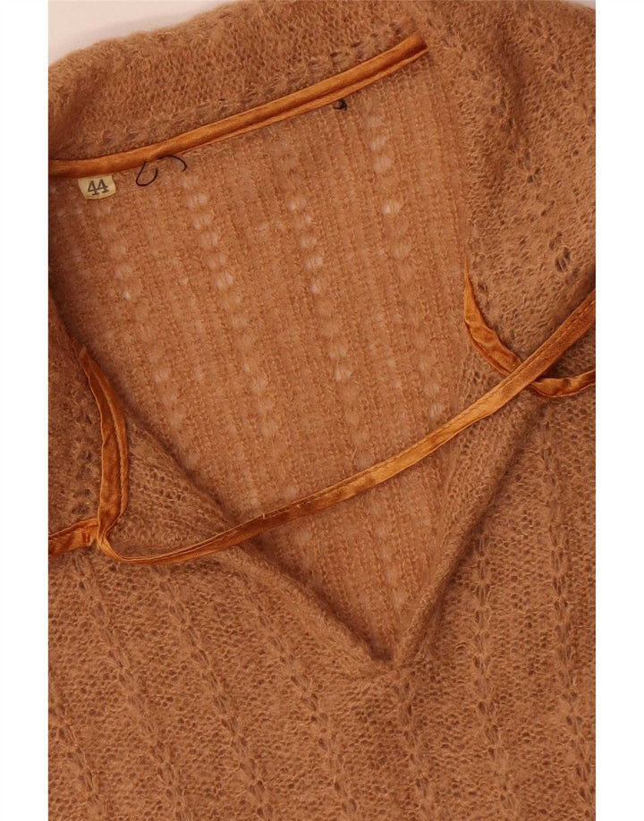 Rochie vintage cu maneci lungi pentru femei IT 44 Maro Mediu