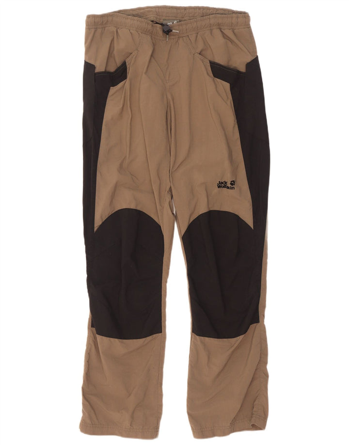 Pantaloni de drumeție pentru bărbați Jack Wolfskin Medium W32 L33 Brown Colorblock