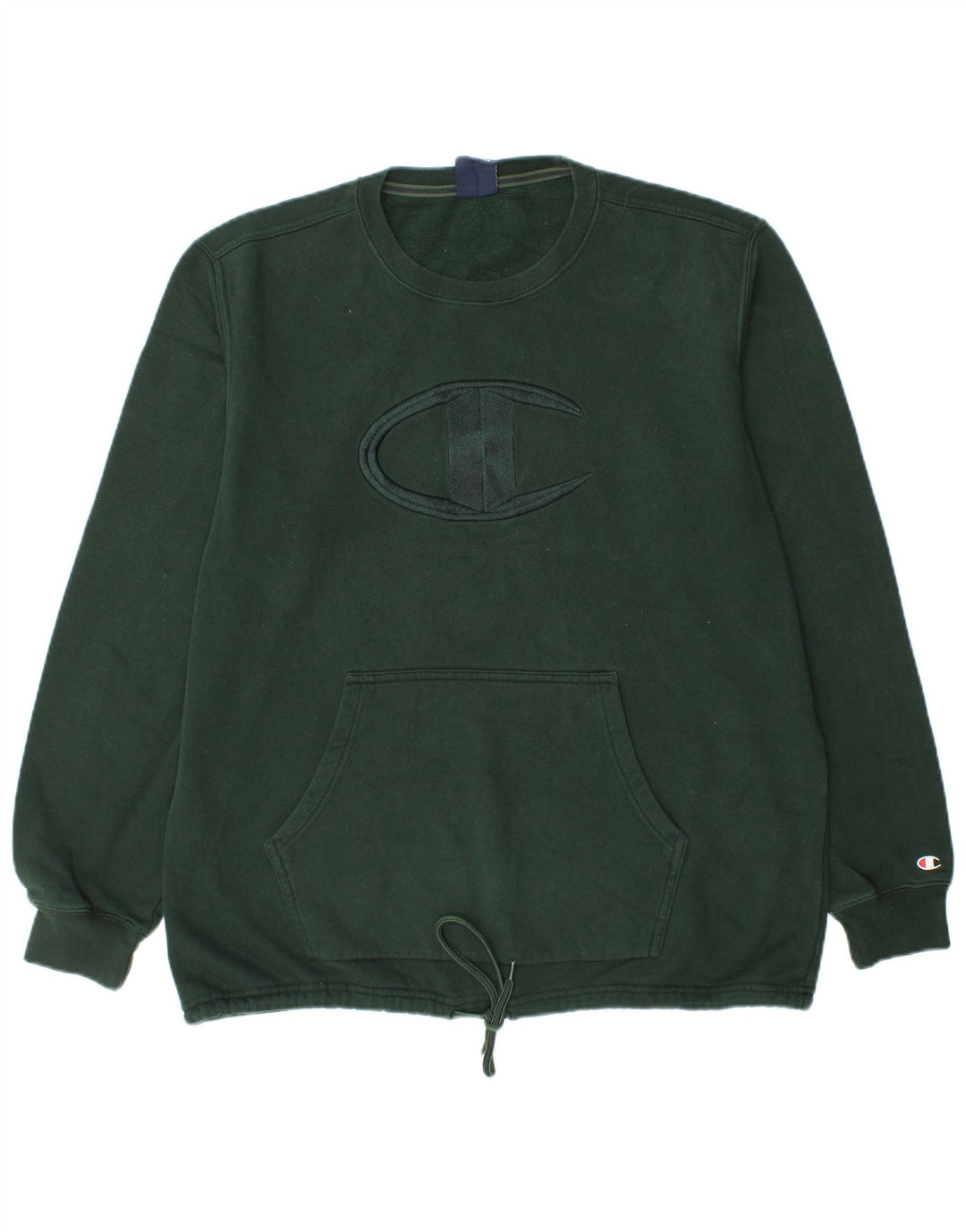 Pulover grafic pentru bărbați CHAMPION Pulover XL bumbac verde