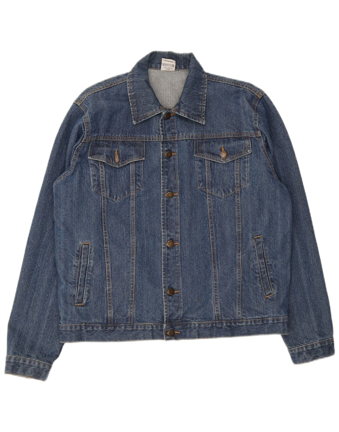 Jachetă Camargue de denim pentru bărbați IT 48/50, bumbac albastru mediu
