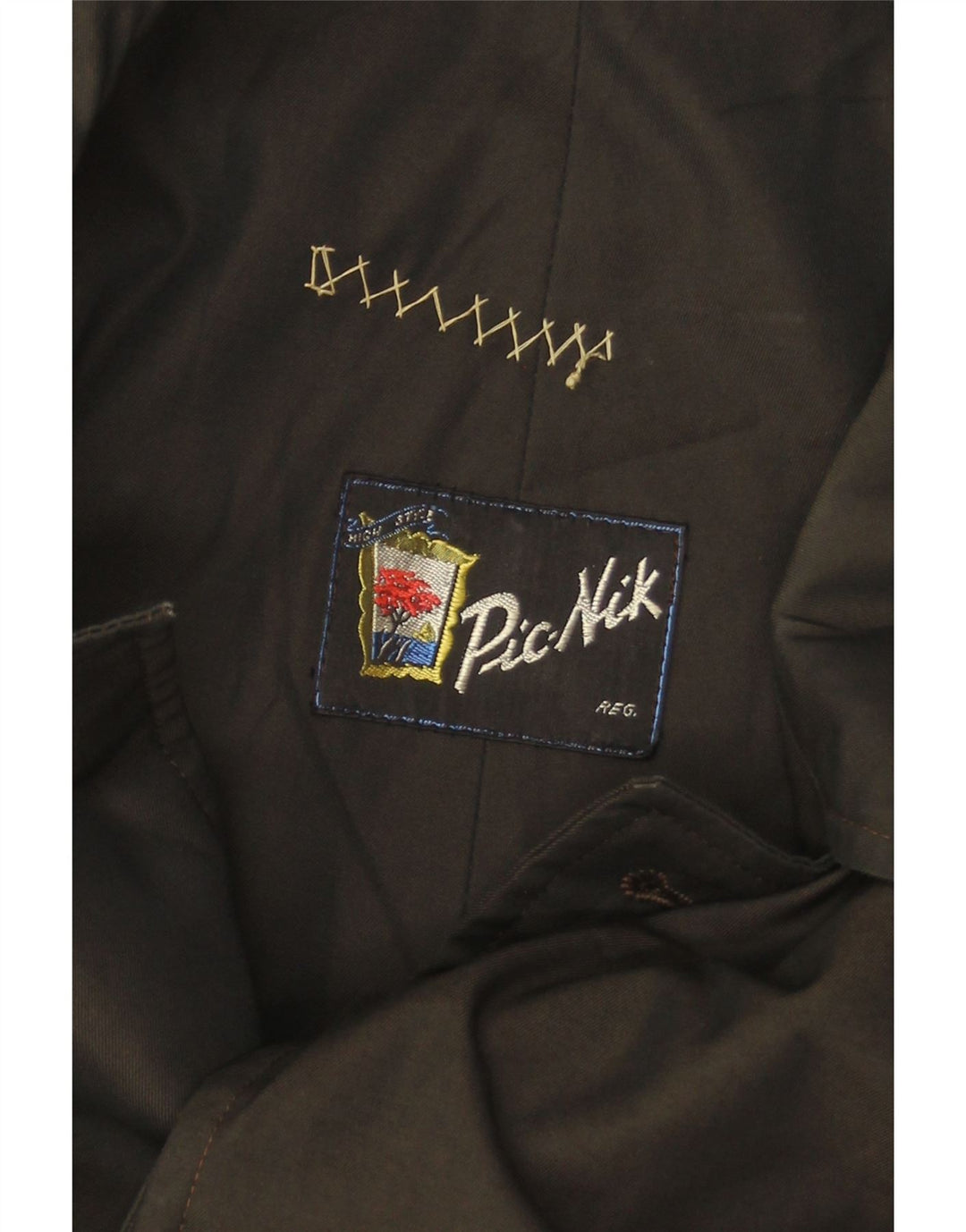 Pardesiu bărbătesc VINTAGE UK 40 mare negru