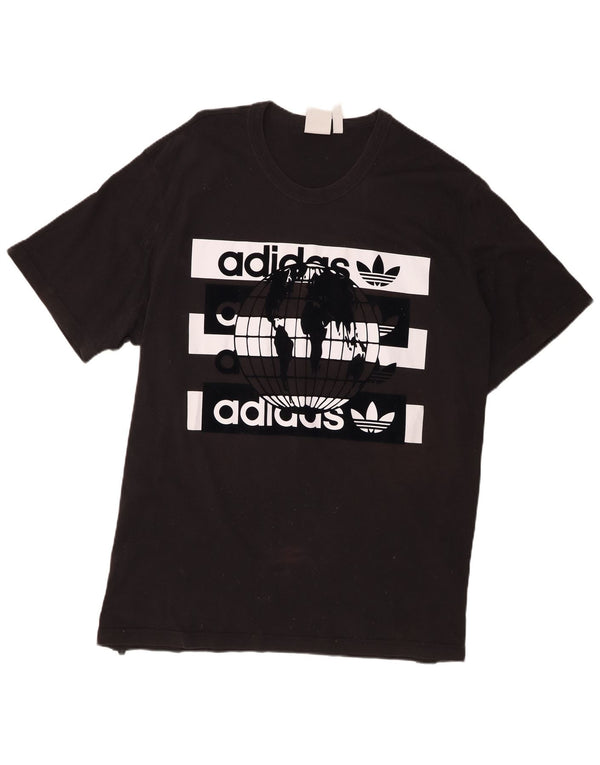 Tricou grafic Adidas pentru bărbați Top 2XL bumbac negru