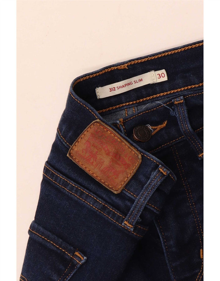 Blugi Levi's 312 Shaping Slim pentru femei L30 L27 bleumarin