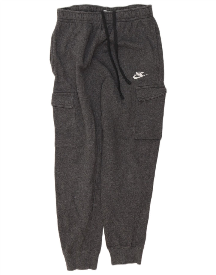 Pantaloni de trening cargo Nike pentru bărbați Pantaloni de jogging, bumbac, gri mic