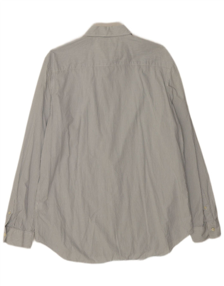 Cămașă pentru bărbați Zara Regular Fit XL, bumbac cu dungi albastre