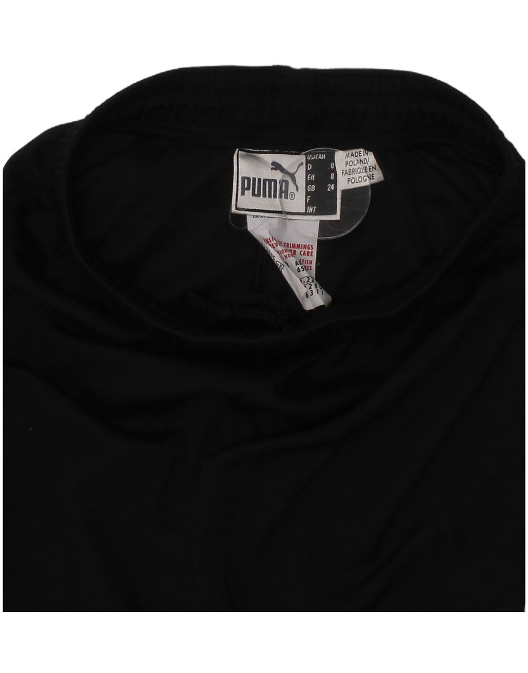 Pantaloni scurti sport grafic Puma fete 7-8 ani negru poliester sport