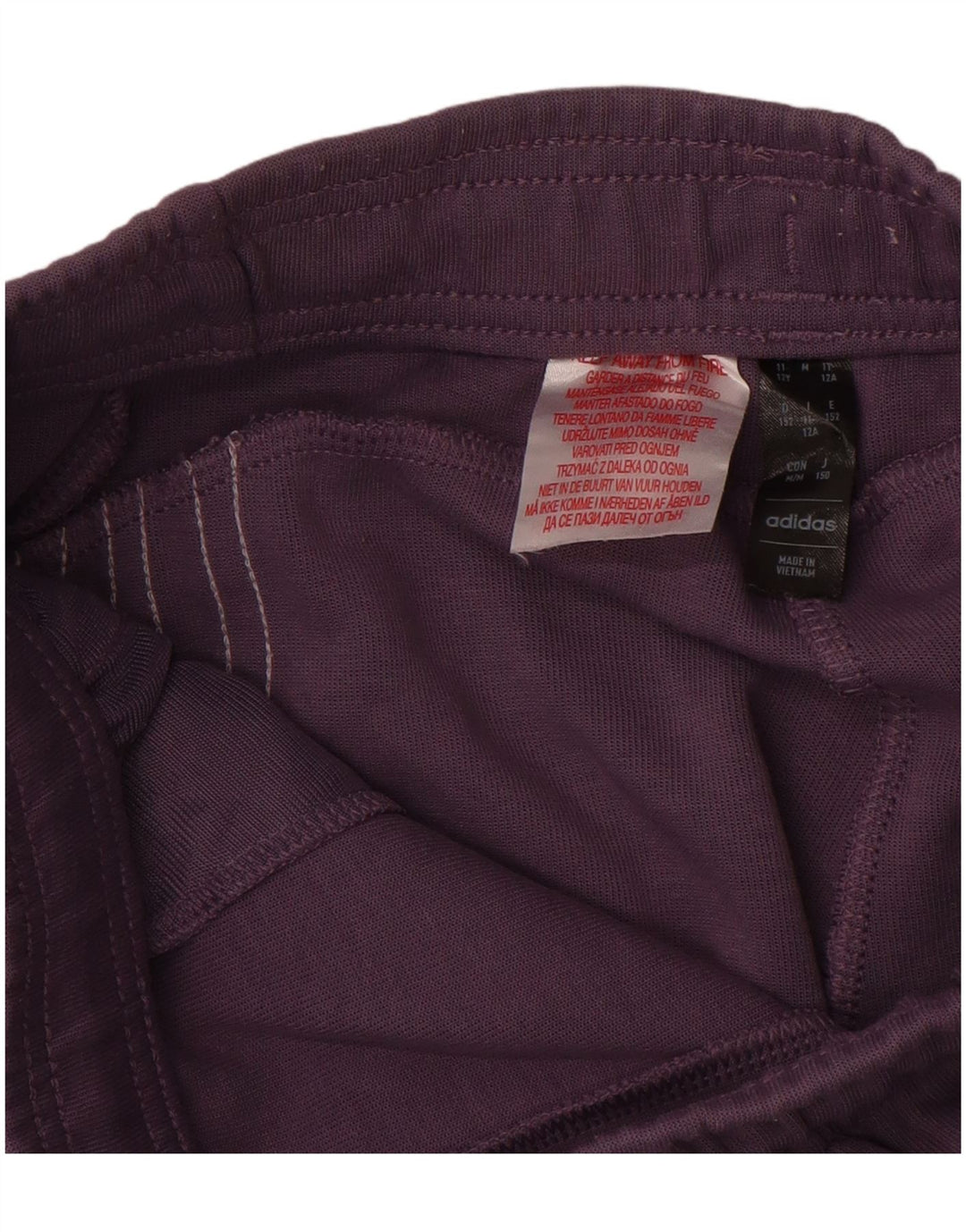 Pantaloni de trening ADIDAS pentru fete 11-12 ani violet