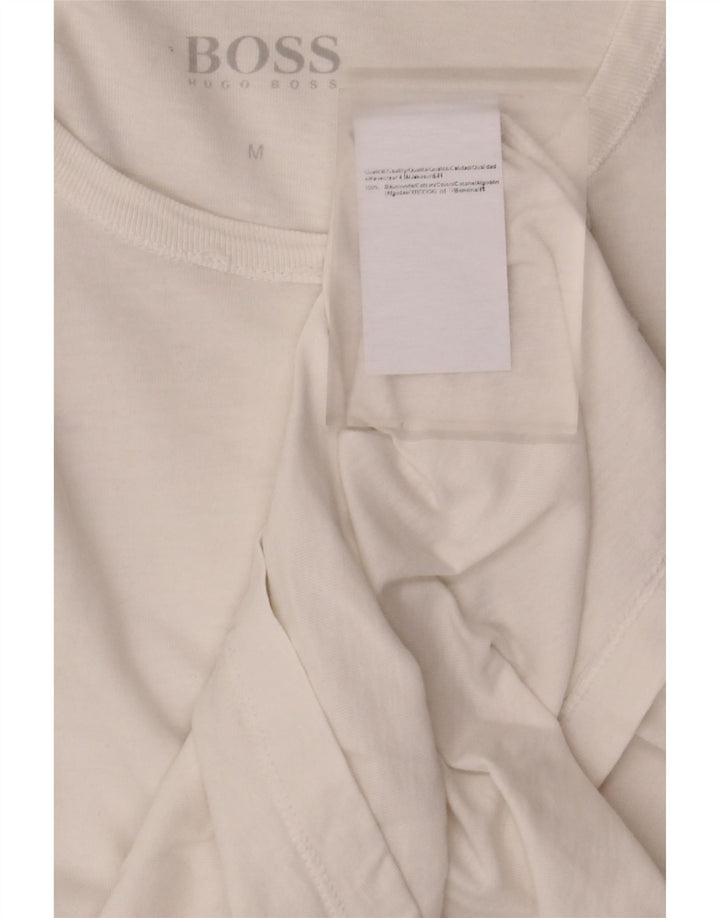 Tricou pentru femei Hugo Boss Top UK 12 Medium White Bumbac