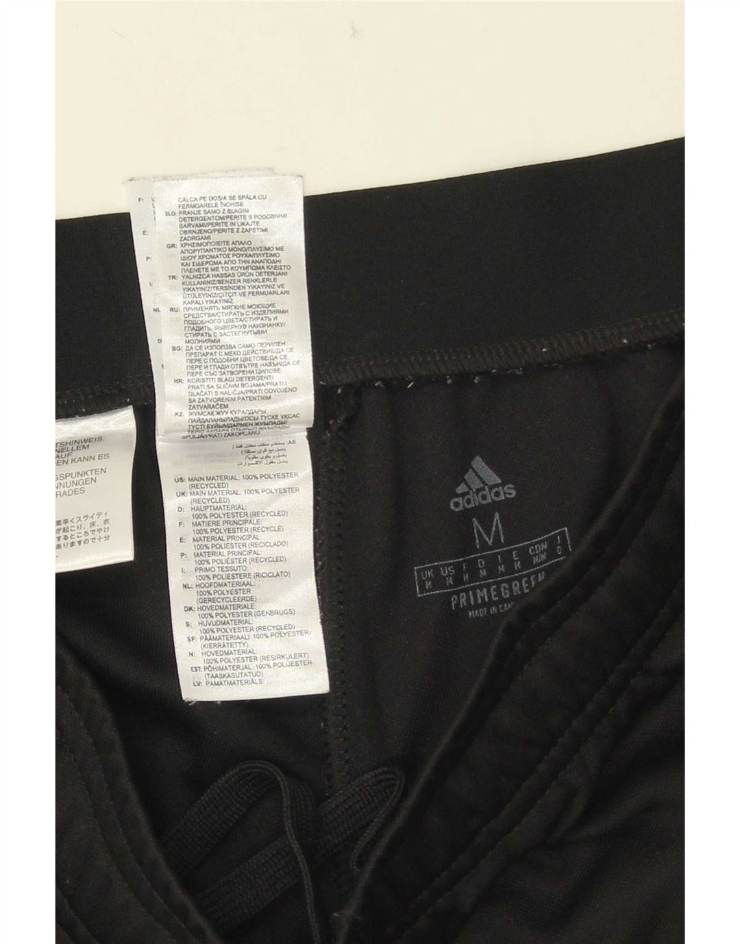 Pantaloni de trening Adidas Aeroready pentru bărbați, poliester mediu negru