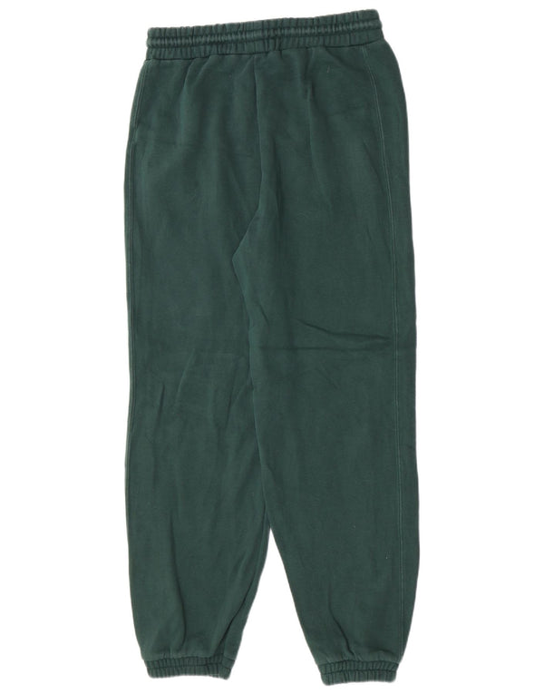 Pantaloni de trening Zara Femei Joggeri UK 12 Bumbac verde mediu