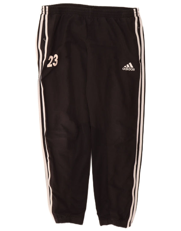 Pantaloni de trening cu grafică Adidas pentru bărbați Pantaloni de jogging UK 42/44 Large Black