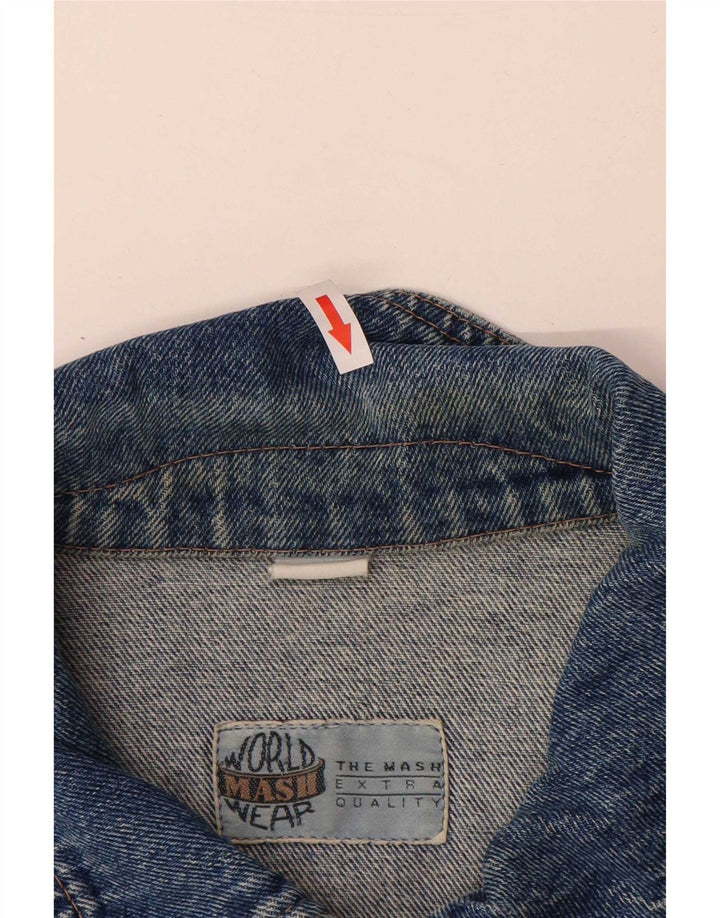 Jachetă de blugi pentru bărbați Mash UK 42 XL Bumbac albastru
