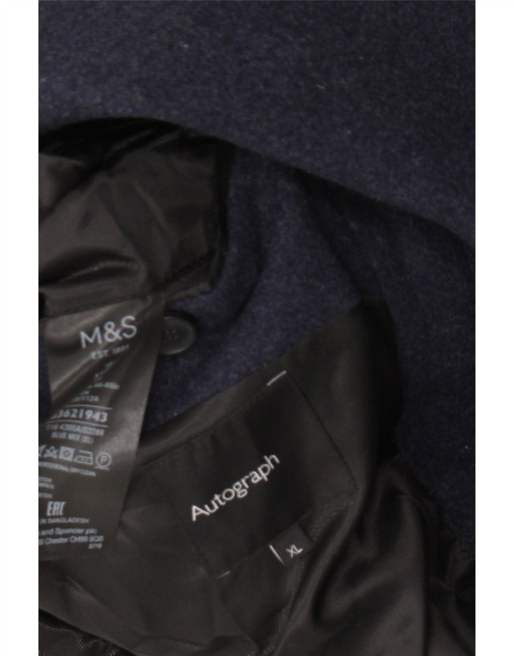 Palton pentru bărbați Marks & Spencer UK 42 XL Lână bleumarin