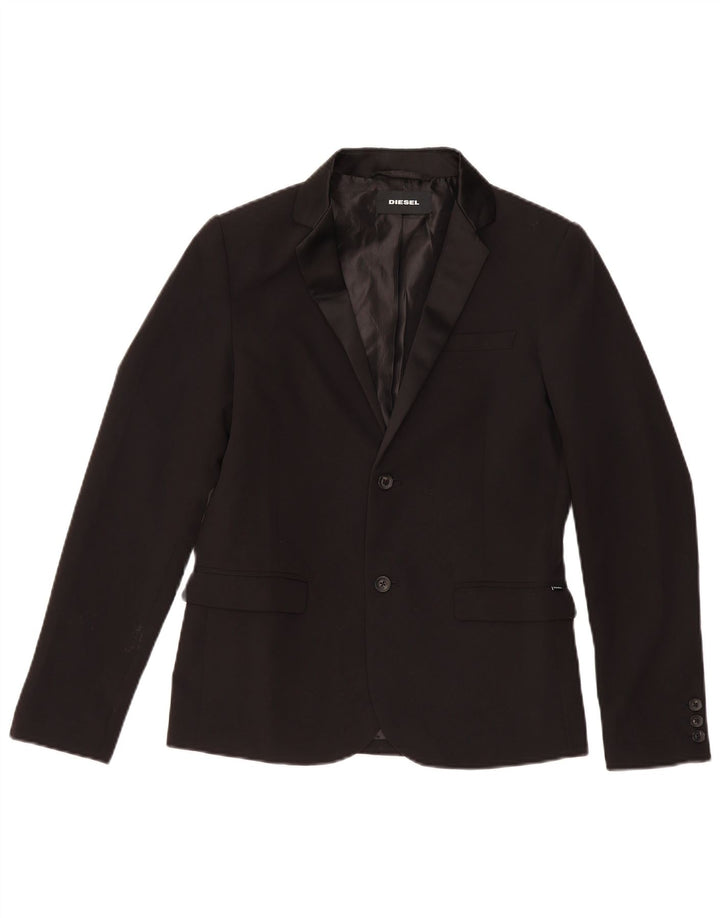Sacou blazer pentru băieți Diesel 13-14 ani, negru, poliester