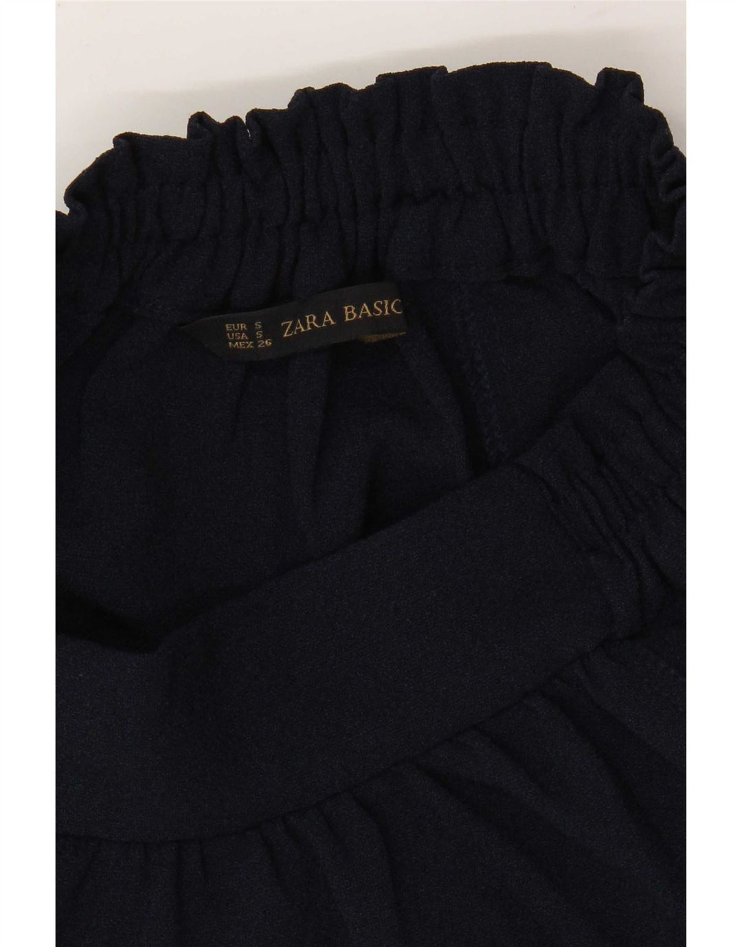 Fusta evazată pentru femei Zara Mic W26 Bleumarin Poliester