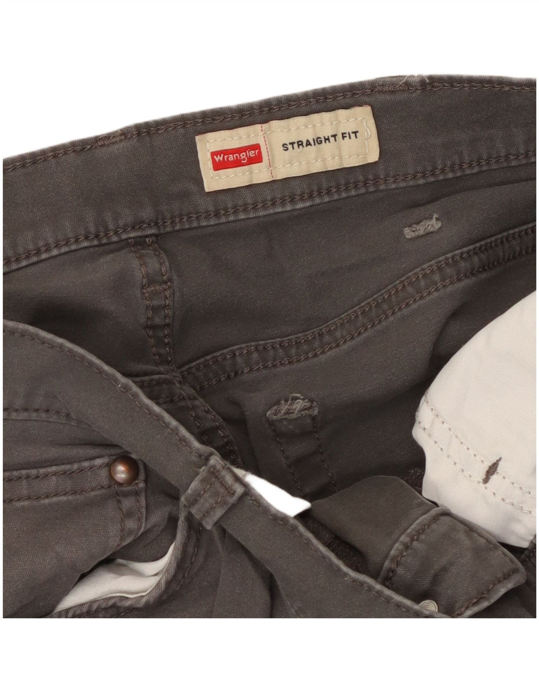 Pantaloni casual drepti pentru bărbați WRANGLER W36 L33 gri