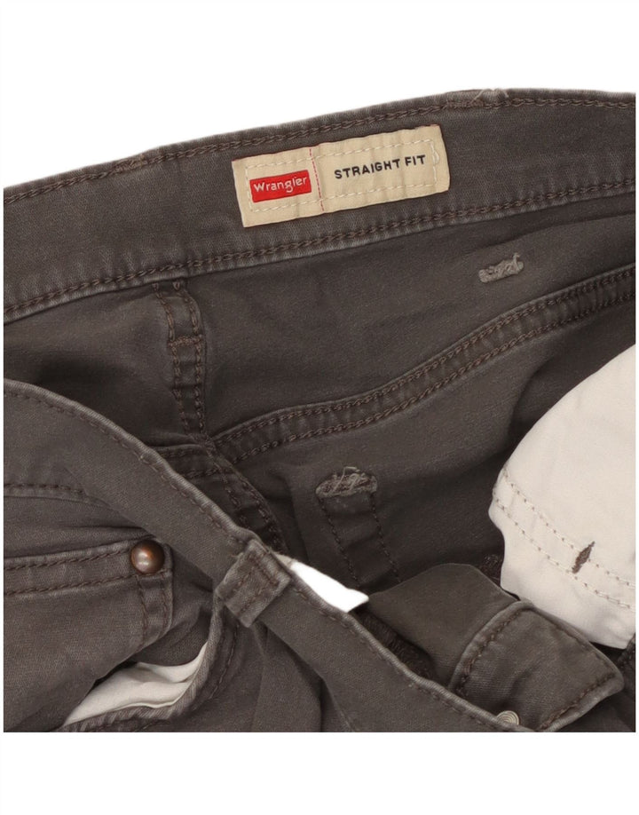 Pantaloni casual drepti pentru bărbați WRANGLER W36 L33 gri