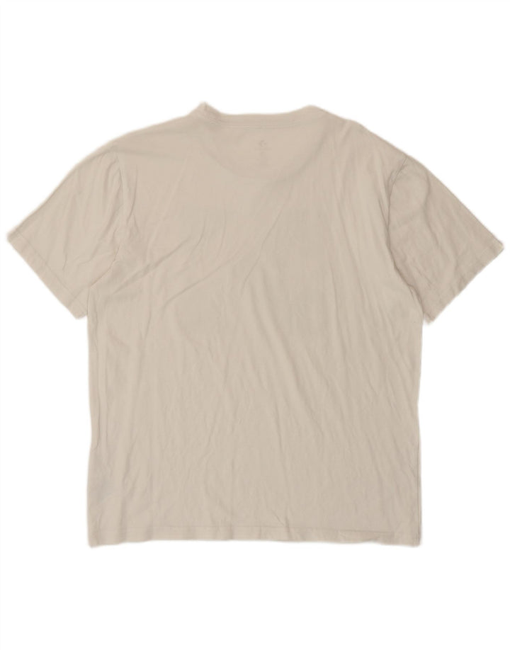 Tricou grafic Converse pentru bărbați Top mediu din bumbac alb