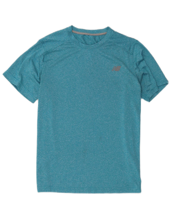 Tricou pentru bărbați New Balance Top Small Blue Poliester