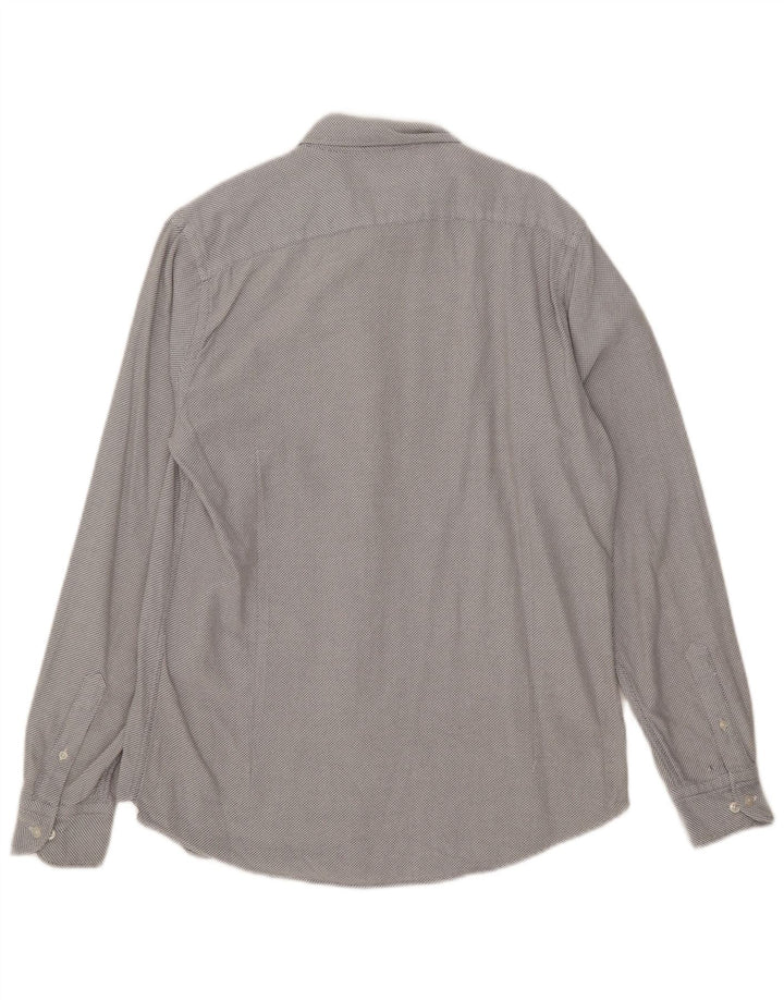 Cămașă Massimo Dutti pentru bărbați, gri mediu