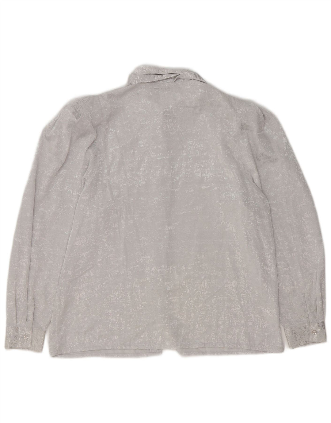 Bluză cămașă cu cravată în față YESSICA EU 42 Poliester mare gri