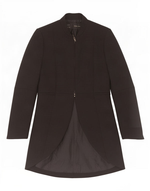 Sacou blazer pentru femei cu fermoar complet Zara UK 10 Mic Negru