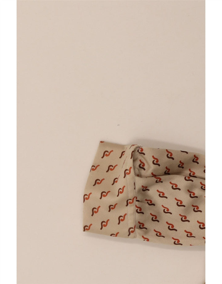 Cămașă pulover pentru femei VINTAGE UK 16 mare, bej, geometrică