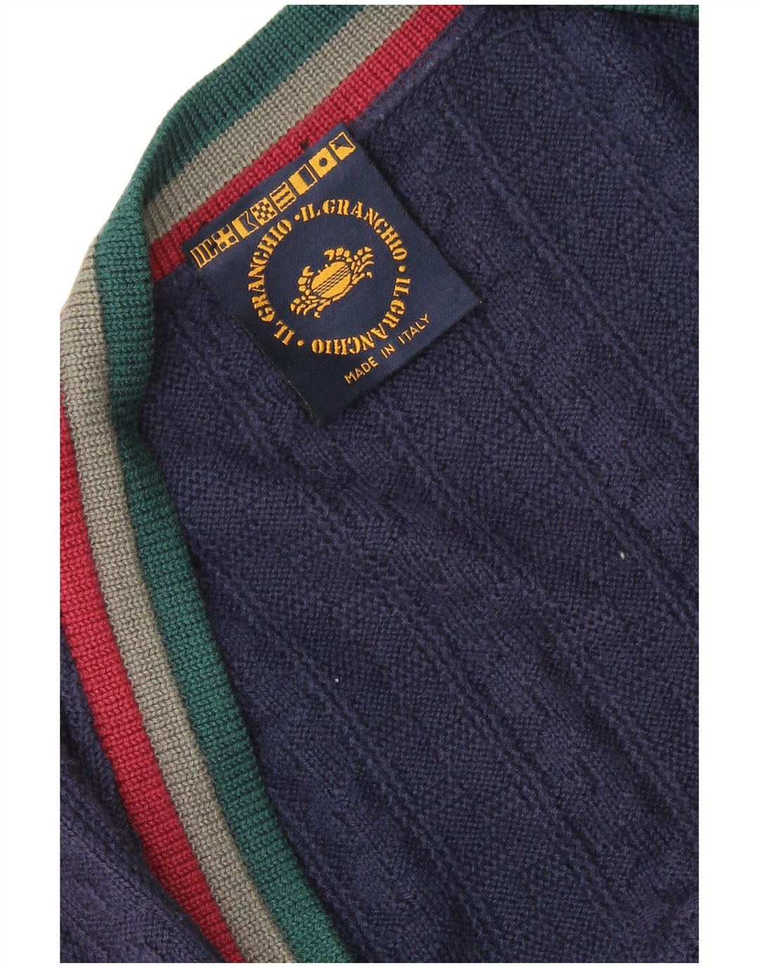 Pulover cardigan pentru bărbați IL GRANCHIO XL bleumarin